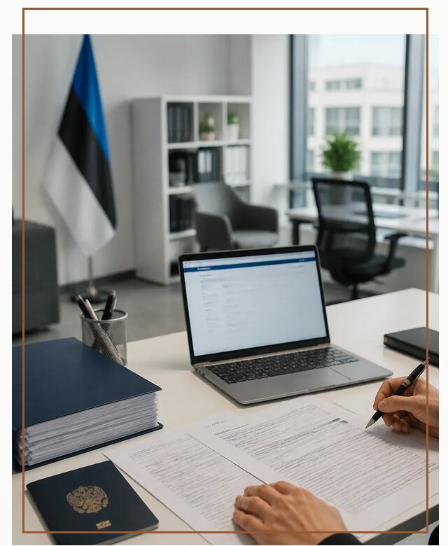 Оформление ВНЖ в Эстонии для переезда и легального проживания в Скопине
